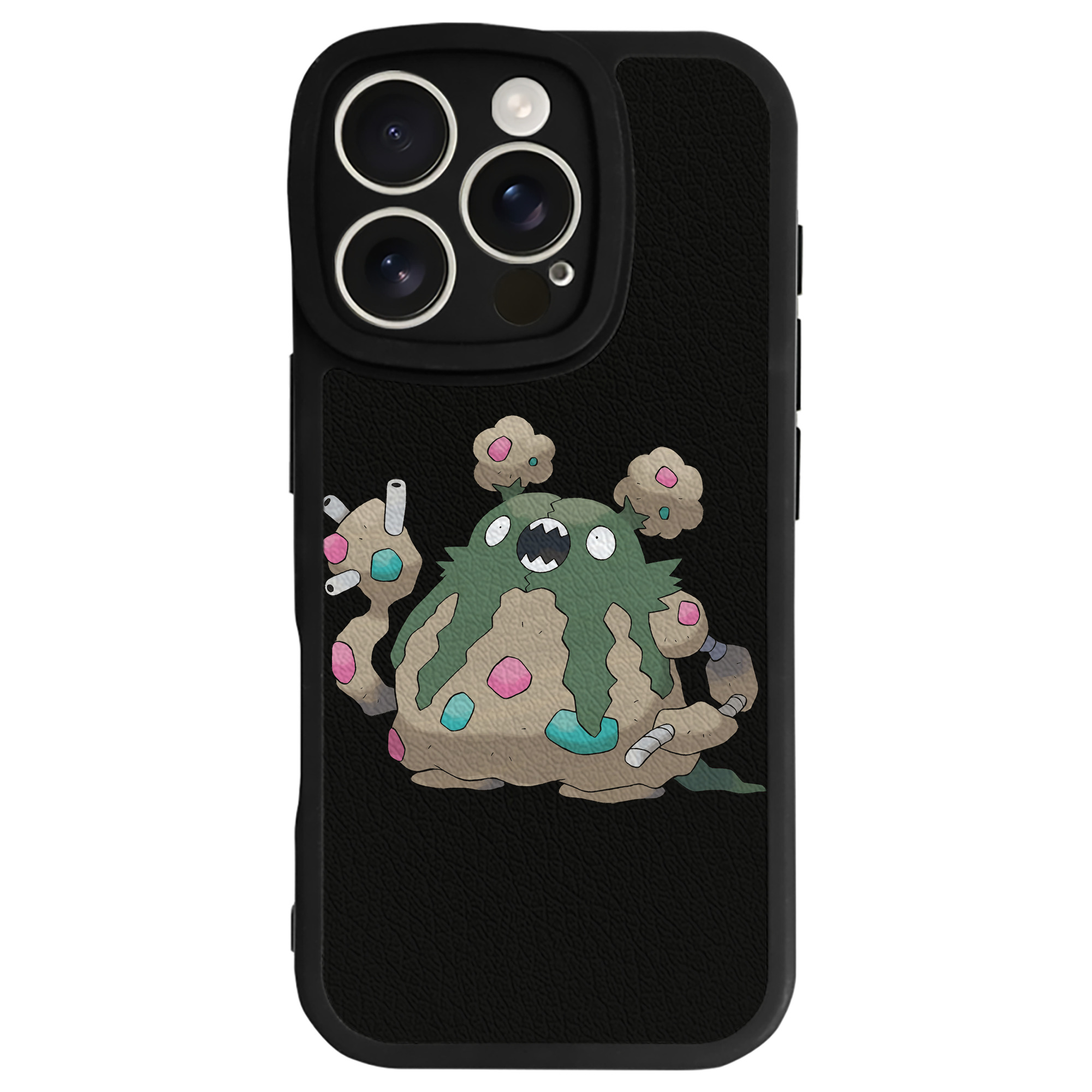 （画像用） ポケットモンスター Pokémon 【iPhone 16シリーズ対応】シリコンスマホケース（レザー調） 材質：シリコン